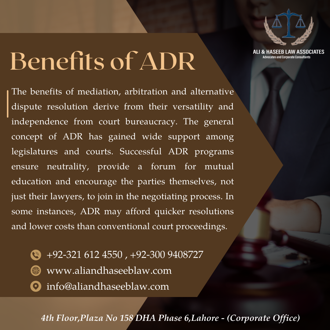 BENEFITS OF ADR – Home